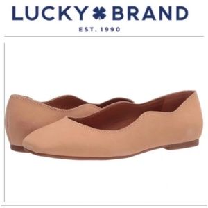 Lucky Brand Tan Flats